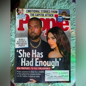 Kim + Kanye Magazine Cover